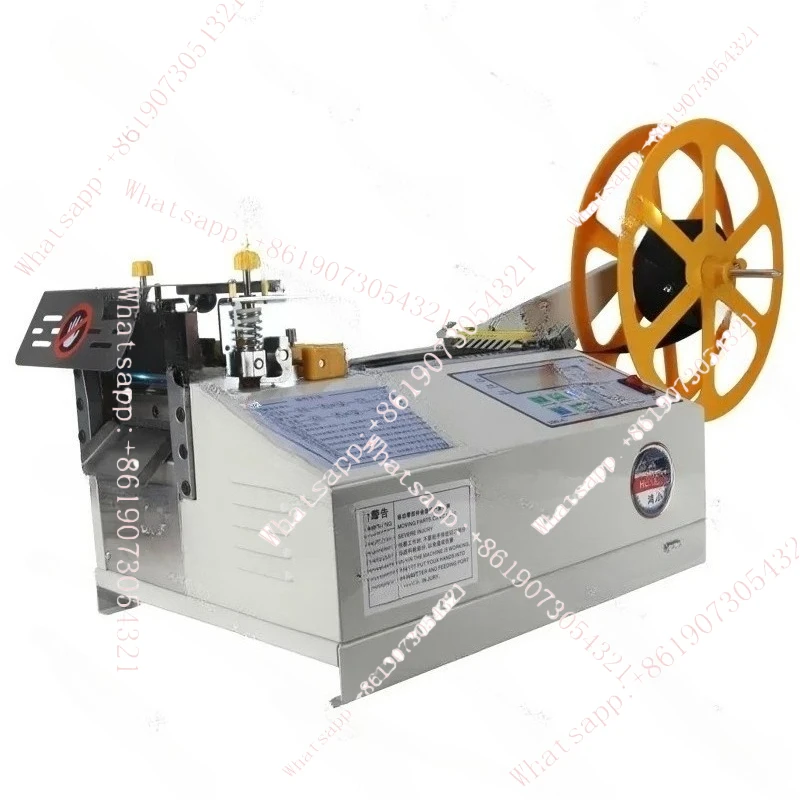 

988T Computerized hot and cold tape cutting machine fully automatic zipper velcro mask ear strap nose bridge strip
