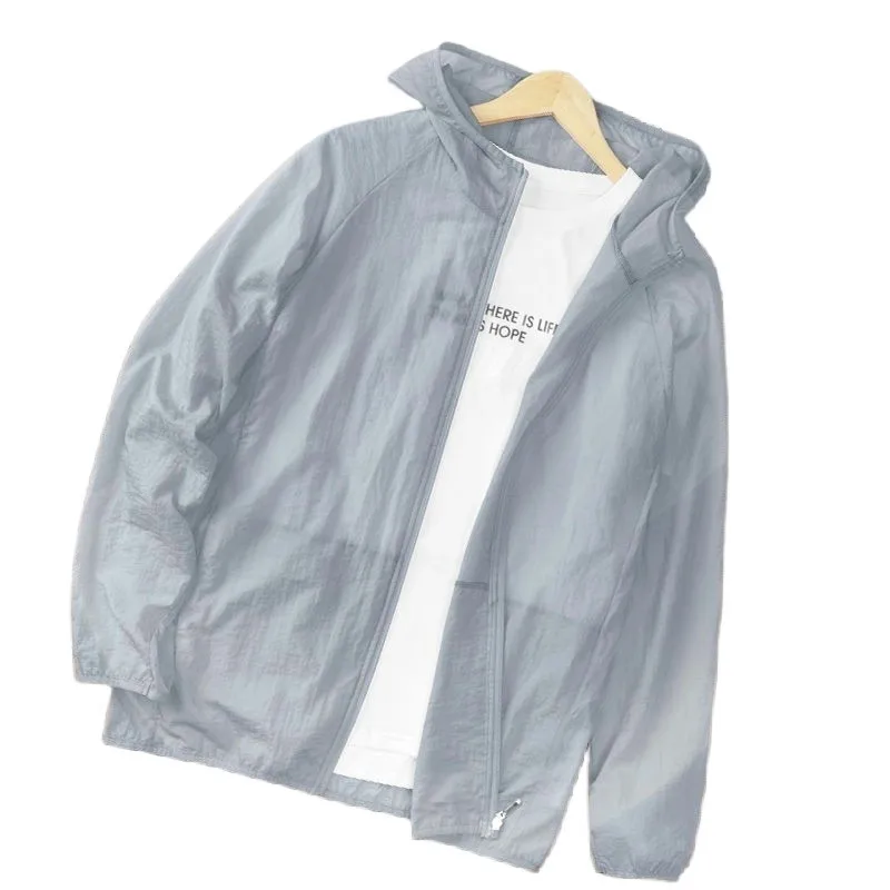 

Fashion Womens Hooded Sunscreen Jacket UV Resistant Lightweight Skin Coat for Summer Outdoor Wear