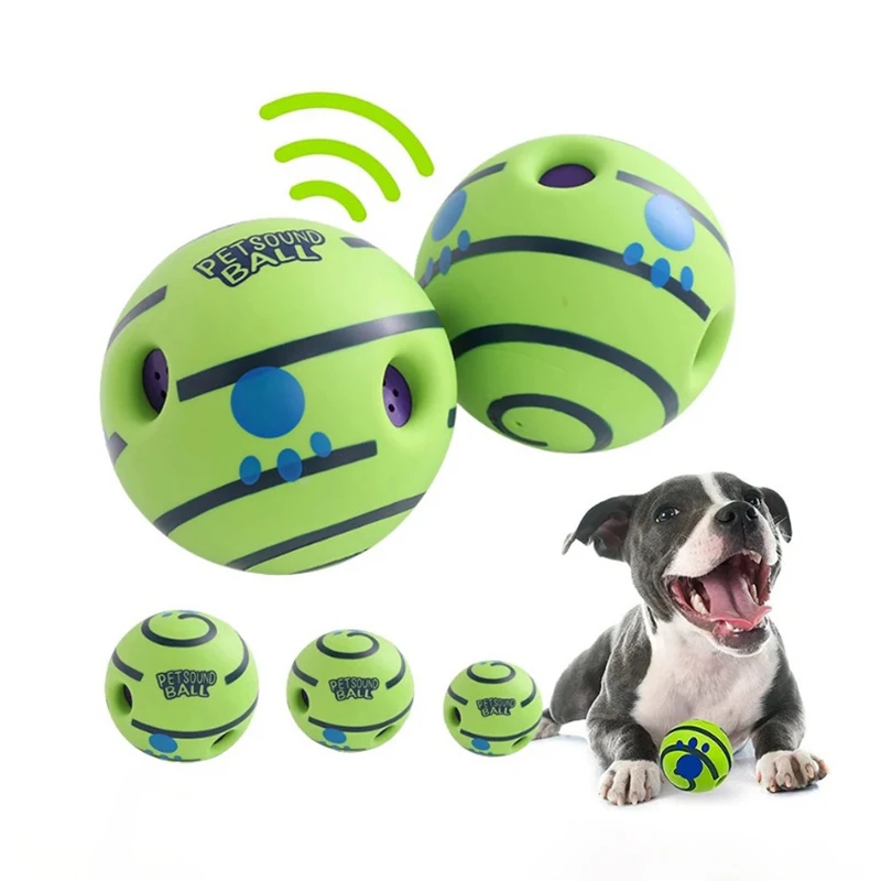 

Durable Wear-resistant Pet Training Ball Funny Sound Grind Teeth Relieve Boredom Interactive Dog Toy Pets Accessories for Dogs