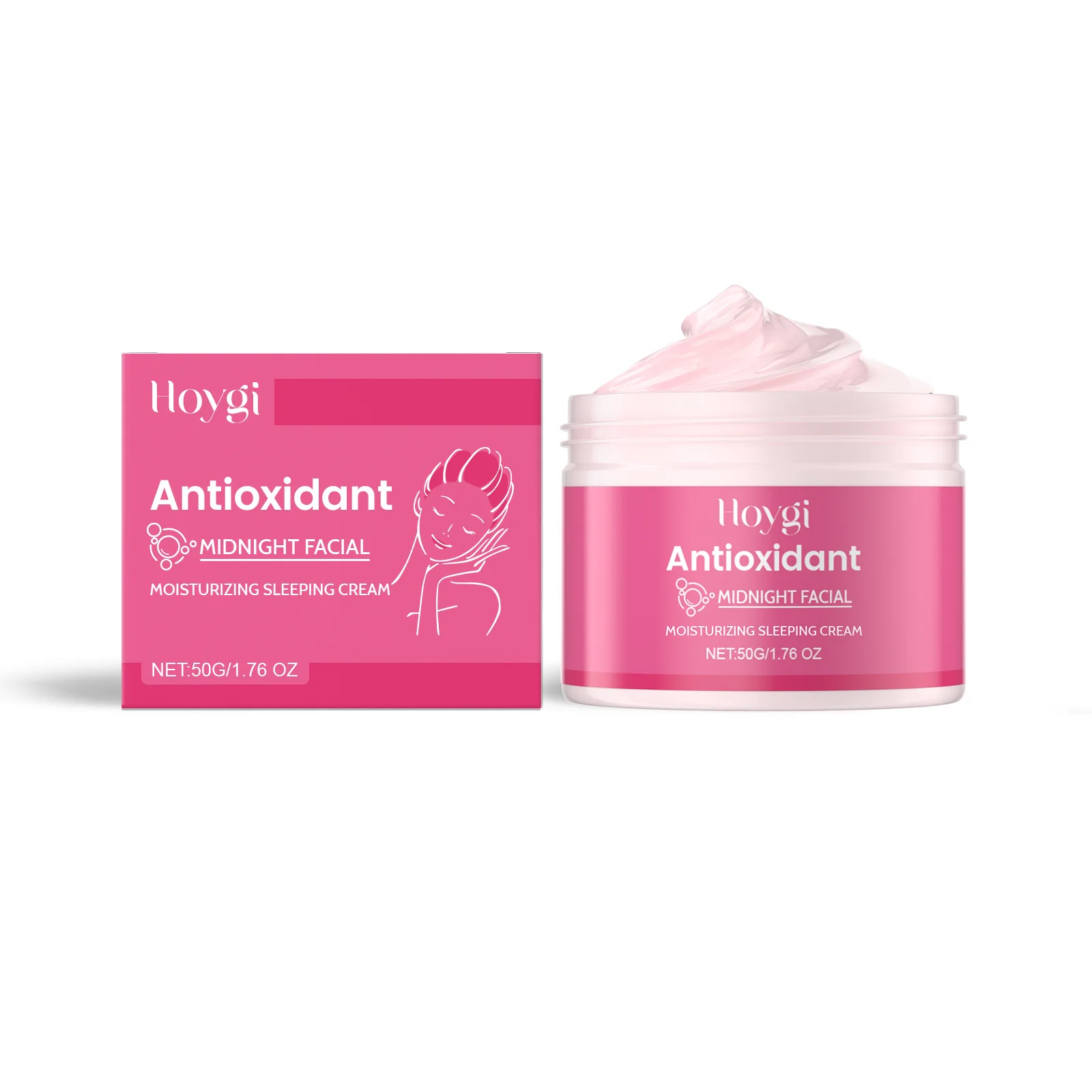 Night Face Cream Firming Lifting Fade Fine Lines Repair Damaged Skin Increase Elasticity Reduce Dullness Brightening Skin Care