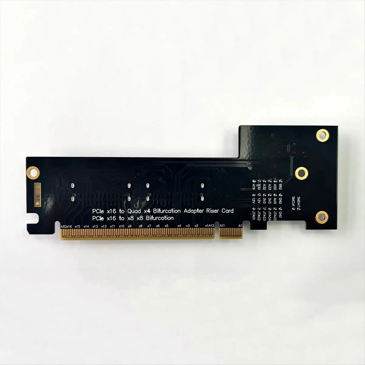 PCIe 4.0 X16 MCIO Graphics Card Split Extension Cable GEN4 Dual Split Into X8x8 Bifurcation Adapter Card