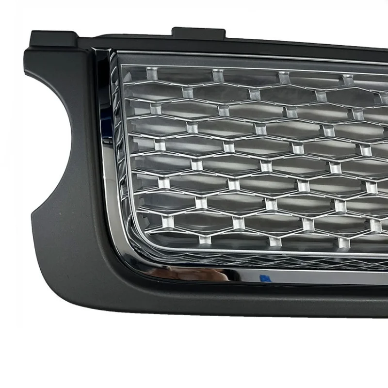 Racing Grills For 2010 Range Rover Executive L322 5.0 Supercharged Front Bumper Grille Grill Gray Edges - view 6