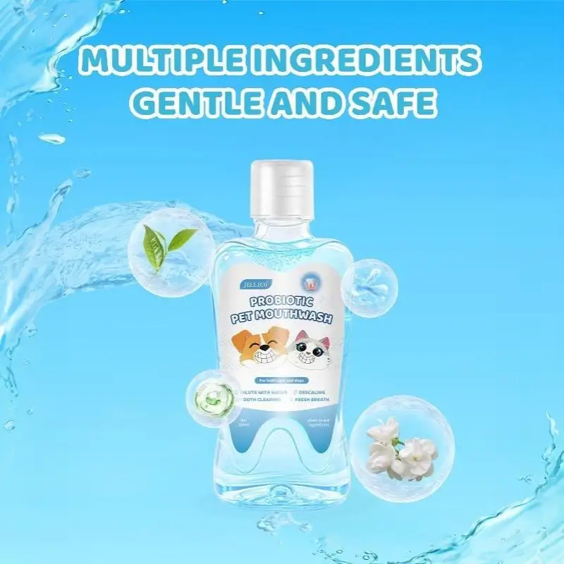 Pet Oral Clean Water Dog Cat Mouthwash Tartar Remover Breath Freshener Dog Teeth Cleaning Dental Care Supplies