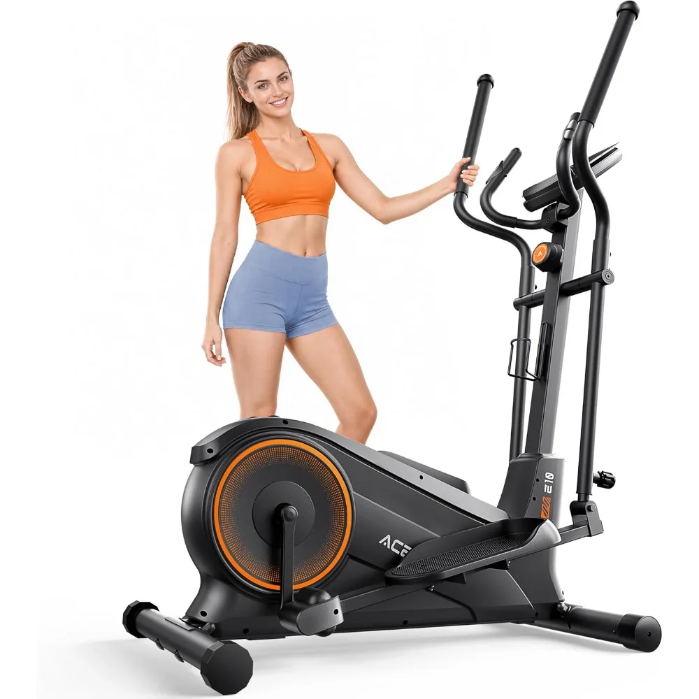 Elliptical Exercise Machine with 3 Levels Incline and 15.5IN Stride