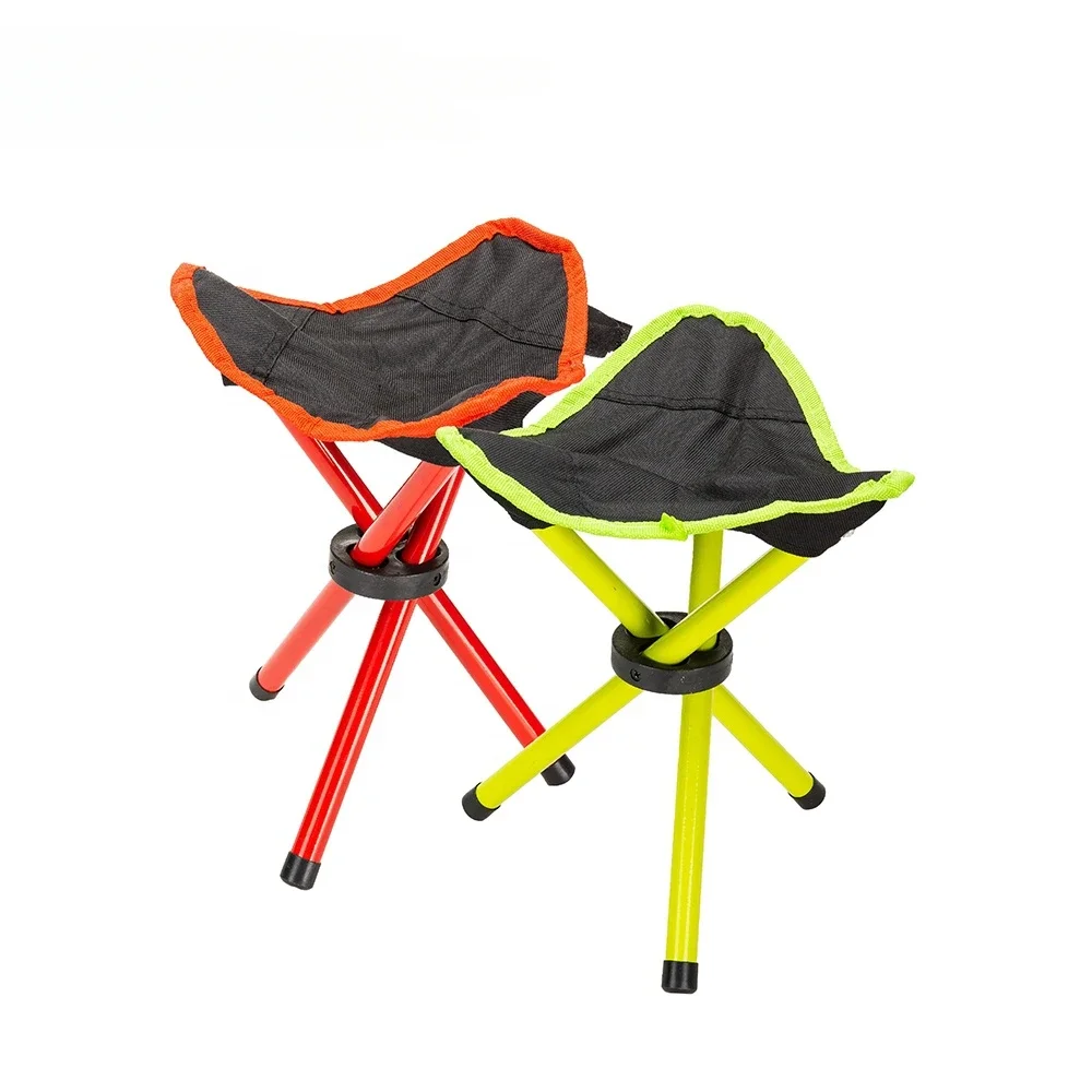 Lightweight Kids Mini Cheap Tripod Fishing Camping Stool Metal Steel Three Leg Outdoor Chair Beach Chair