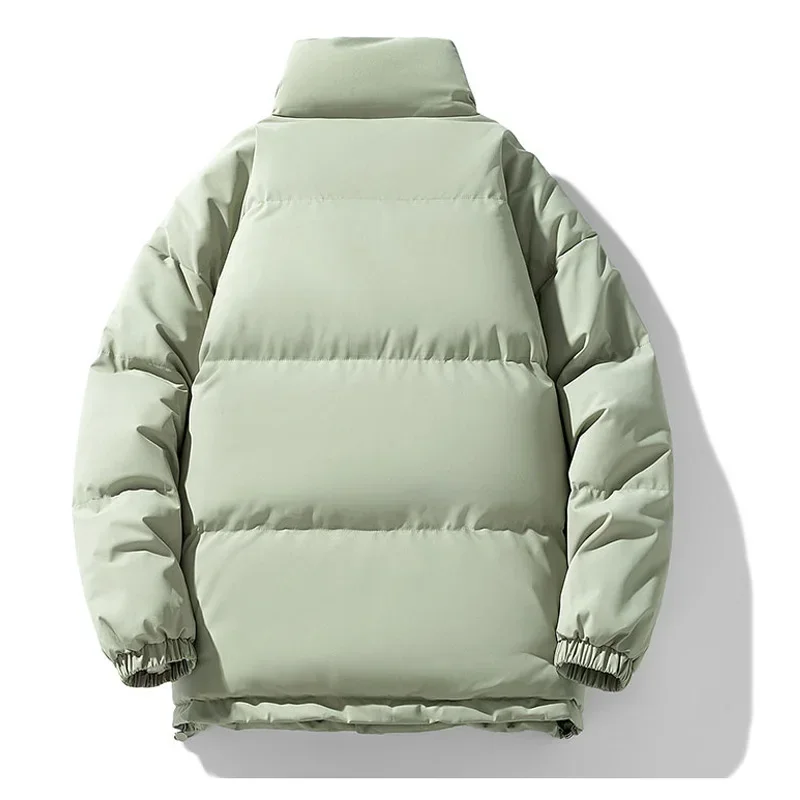 Puffer Jacket Men Thick Warm Parka Plus Size Quilted Jacket Solid Outwear Coats Loose Cotton-padded Men's Clothing Top 7XL 8XL - view 6