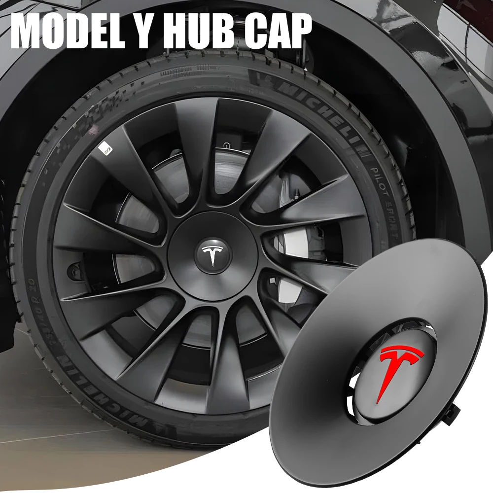 

Комплект из 4 шт. сменных центральных колпачков для колес из АБС-пластика 1188233-11-A, аксессуары для декора автомобиля Tesla Model Y 2021-2023, 20 дюймов