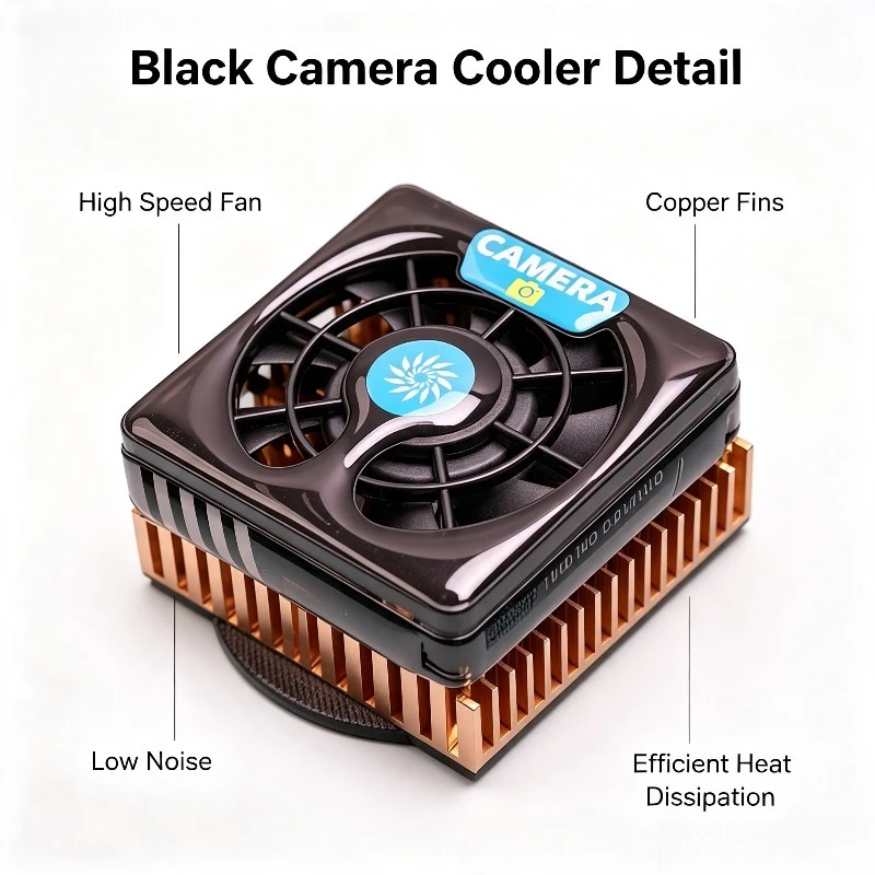 Mobile Semiconductor Radiator, Magnetic Suction Type, Flat Panel Cooling, Mini Small Host