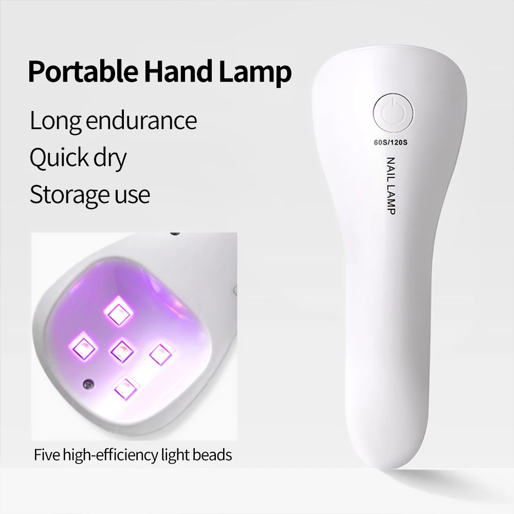 

Ручная светодиодная лампа LINMANDA для сушки ногтей, перезаряжаемая мини-маникюрная лампа, сушилка для ногтей, портативная портативная лампа для дизайна ногтей