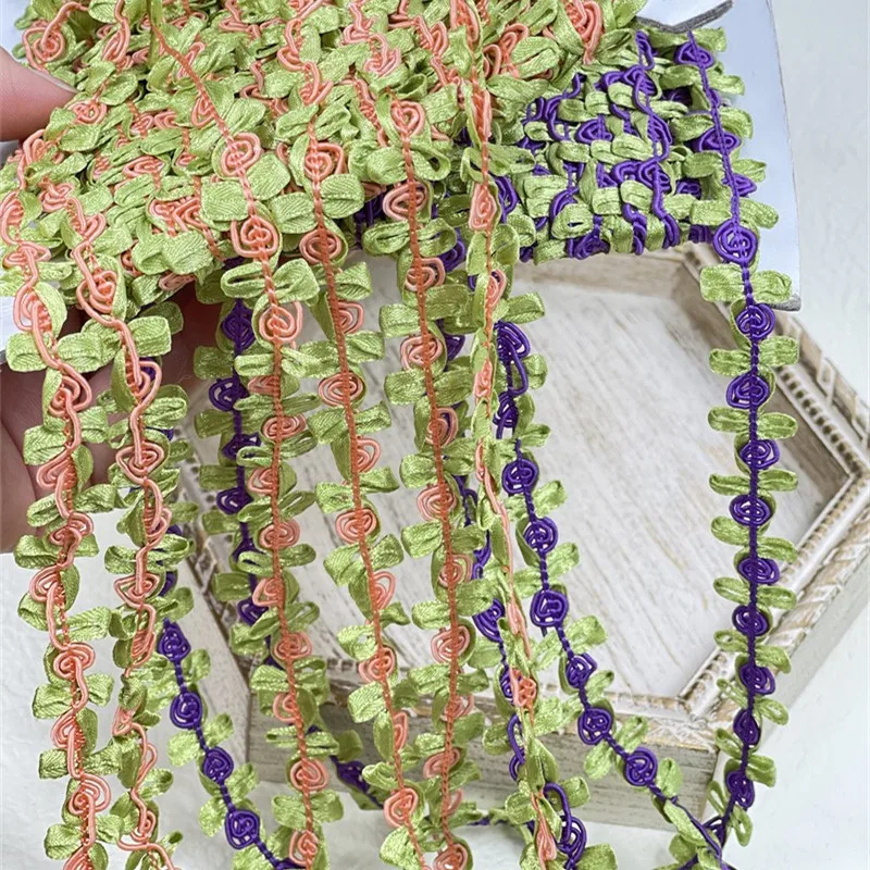 Fine Braided Flower Color Lace Ribbon DIY Hat Headband Headdress Clothes Skirt Pants Underwear Bra Gift Box Decorative Barcode