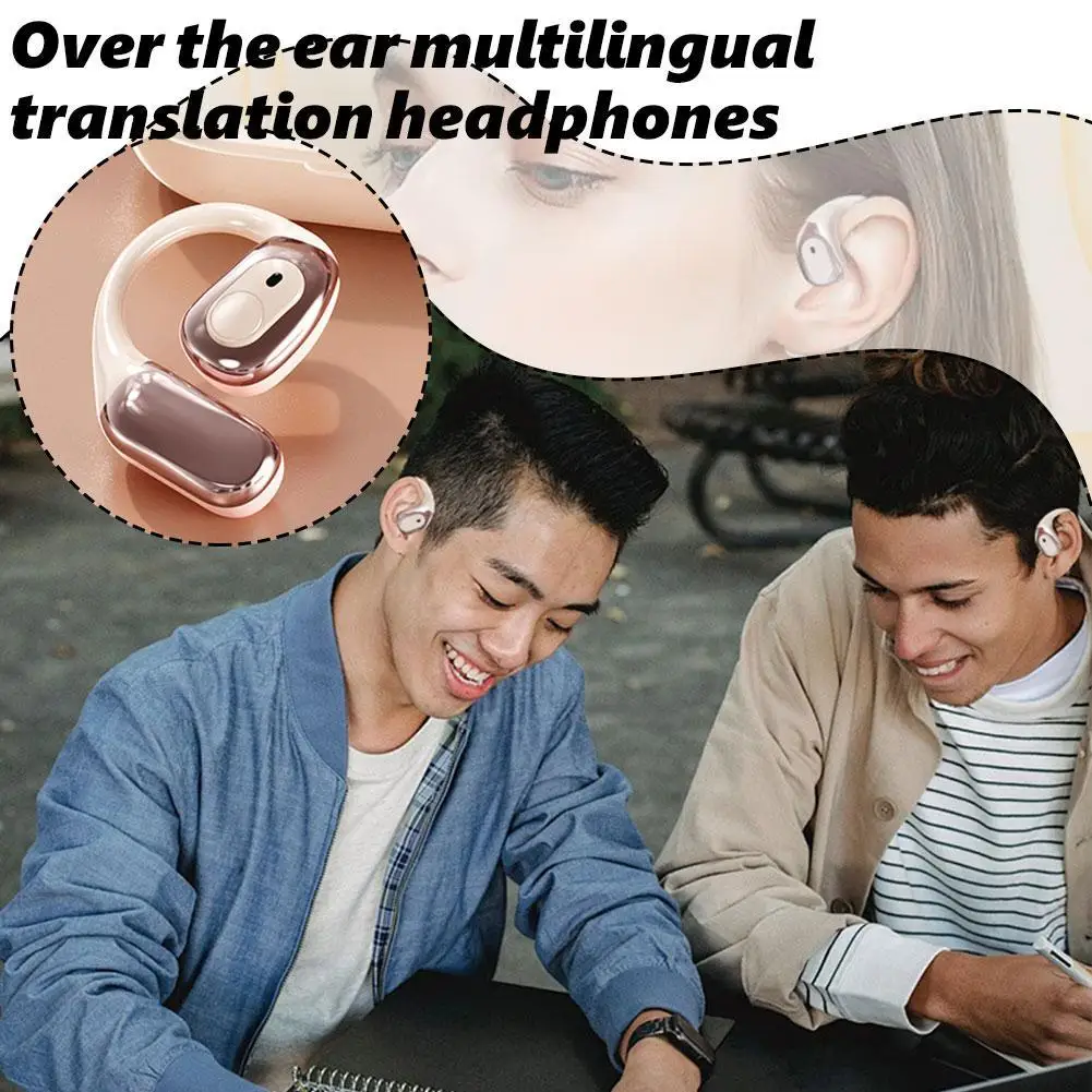 Übersetzer-Ohrhörer, intelligentes Gerät online, 142-Sprachen, Echtzeit-AI, intelligente Sprachübersetzung für Reisen