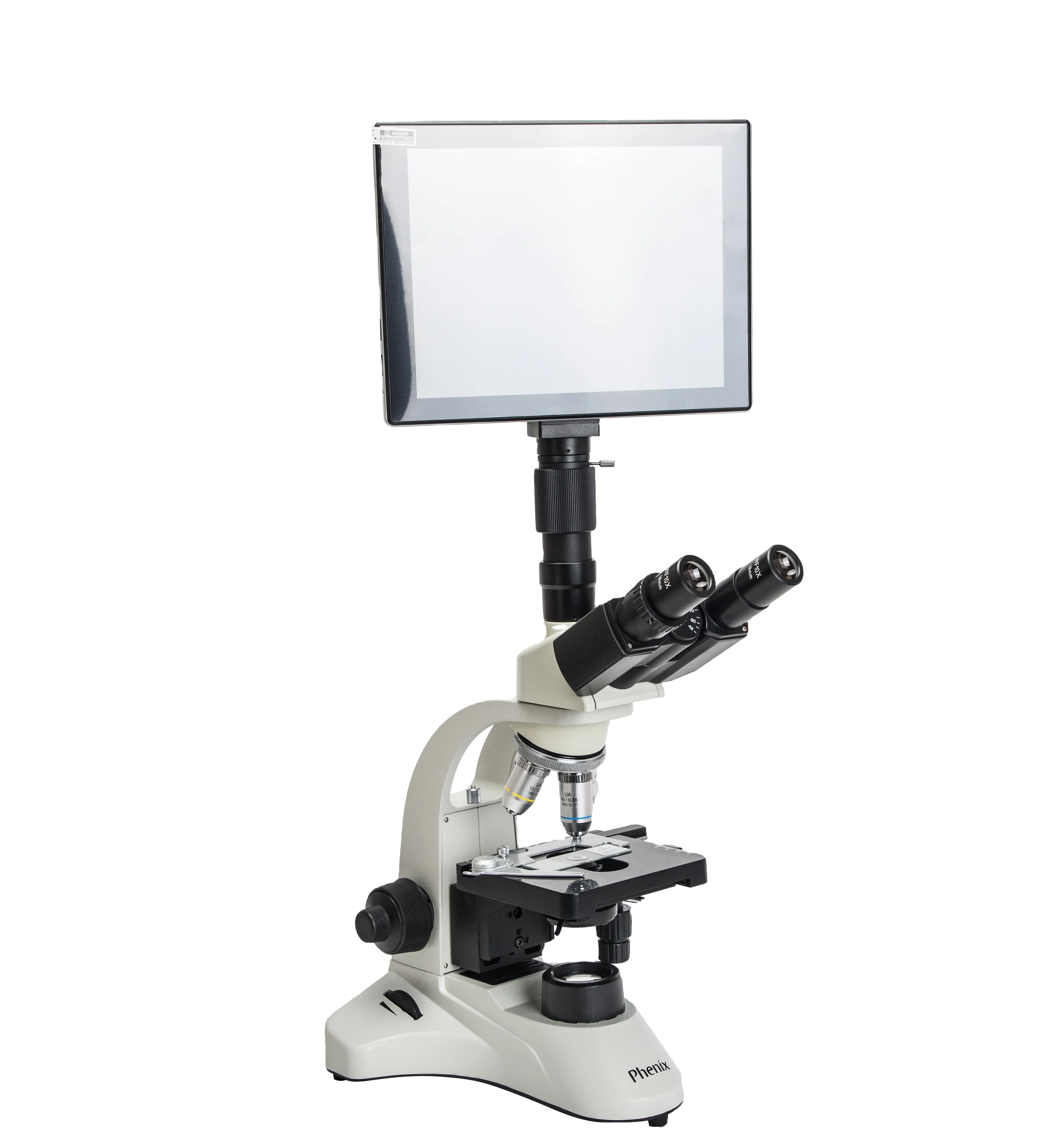 

Phenix Trinocularr Biological Laboratory Microscope with 9.7 inch LCD display screen Portable XWJ-500 Series