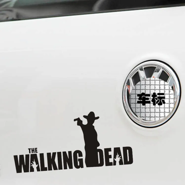 Car Stickers Walking Dead Zombies Rick Funny Reflective Decoration For Windshield Trunk Bumper Motorcycle Helmet Laptop C40