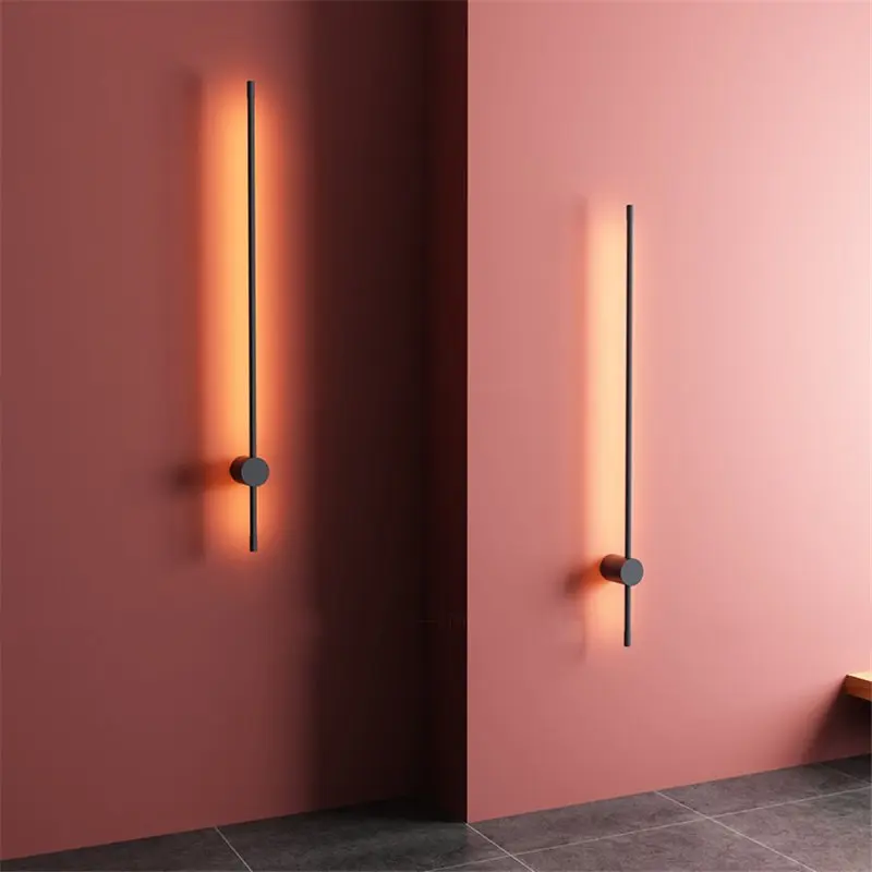 minimalista led luzes de parede criativo arandelas de parede longas tiras sala de estar quarto casa sofa fundo decor lampadas luz de cabeceira 01