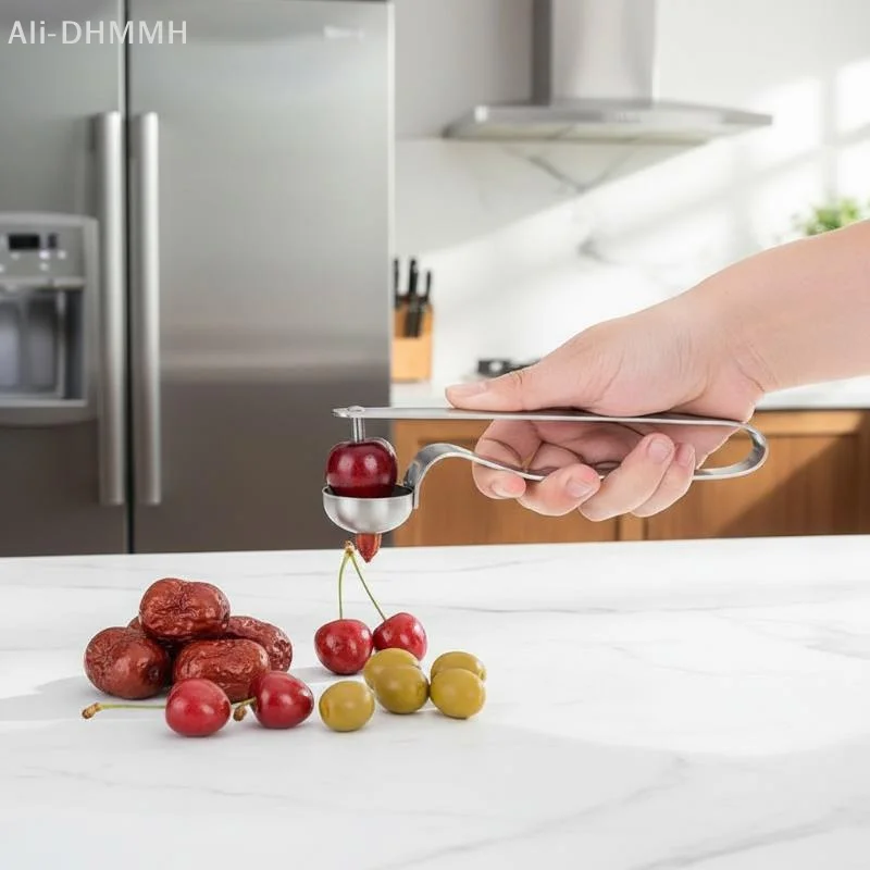 ZLinKJ Stainless Steel Red Date Pitter Tool–Seed Corer Kitchen Gadget
