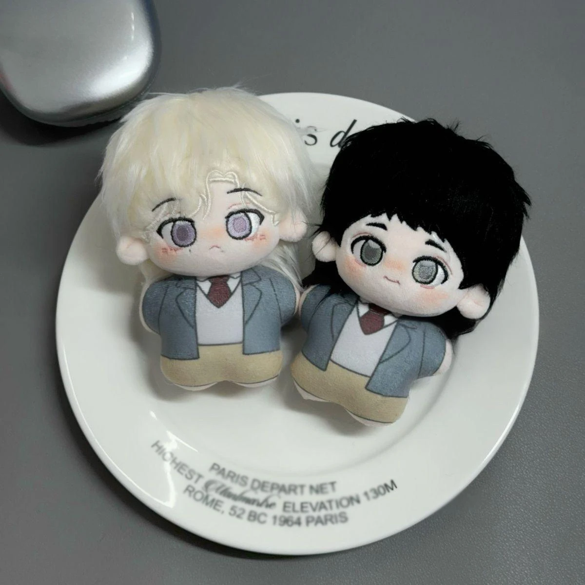 10CM Korean BL Manhwa Backlight Han Seoyeon Baek Youngwoon Plush Doll Cute Pendant Keychain Anime Toy Backpack Decoration Gifts