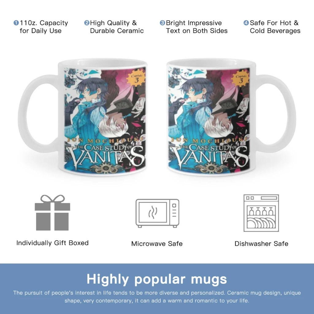 

The Case Study of Vanitas Anime Movie Free shipping Coffee Mug Custom Tea Cup Black Milk Beer Mugs Lovers Friends Gifts