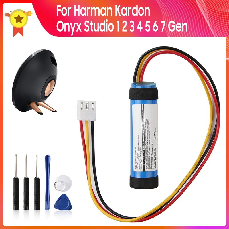 

For Harman Kardon Onyx Studio 1 2 3 4 5 6 7 Gen Bluetooth Speaker Replacement Battery Compatible Onyx Studio7 Gen Batteries