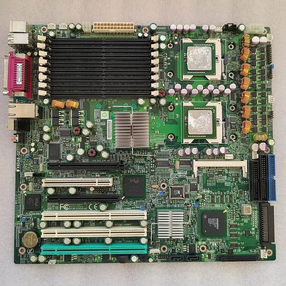 For Supermicro E7525 Socket 604 DDRII EATX 604 Workstation Motherboard X6DA8-G2