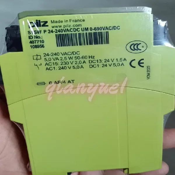 

Brand New 407710 S1sw P 24-240vacdc Um 0-690vac/dc Safety Relay Brand New Original Spot Plc