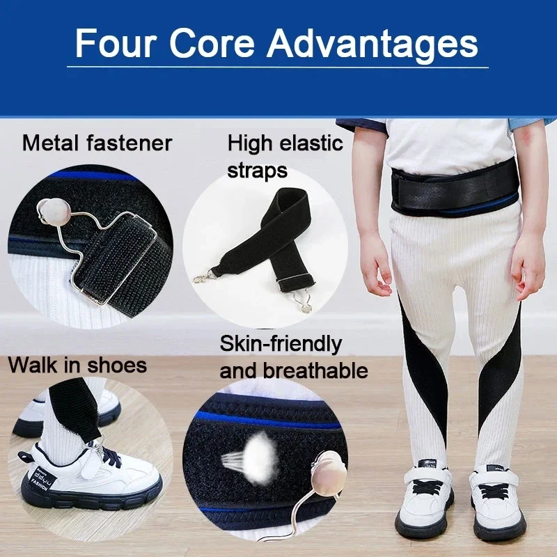 1 Set Children\'s O/X Legs Type Correction Belts Legs Posture Corrector Band Bandage Recovery Corrector Lightweight Straighten