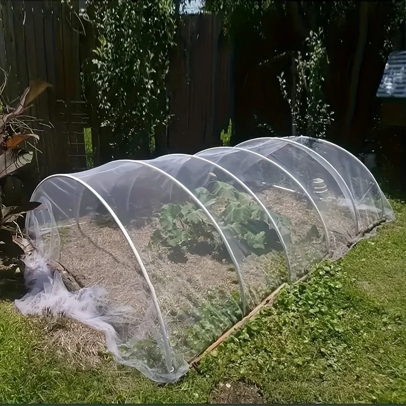 1 Pack Insect Netting HDPE 60 Mesh Clear 6x9FT Ultra Fine Garden Netting Plant Cover for Fruits Vegetables Blueberry Greenhouse