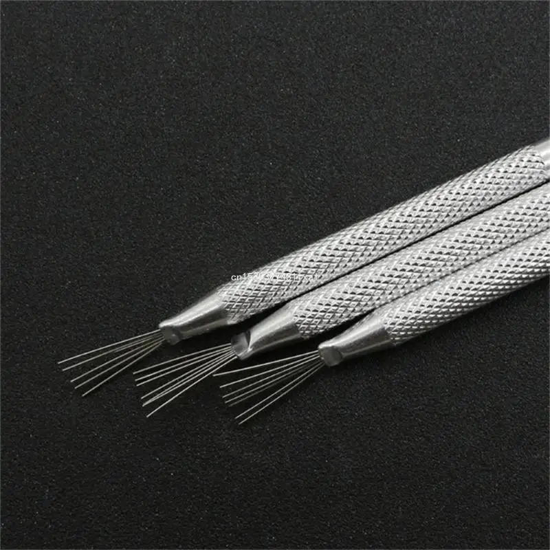 Clay Needle Tools for Stroke Texturing Techniques Wide Applications DIY Pottery Brush Cake Decorating Tool