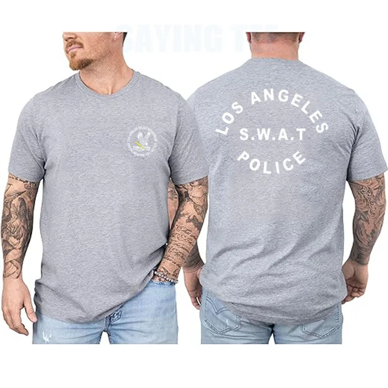 SWAT-Abteilung TV-Serie SECURITY INVESTIGATION T-Shirt Herrenmode Weiche Baumwoll-T-Shirts Persönlichkeits-Streetwear Kleidung Tee – Detail 6