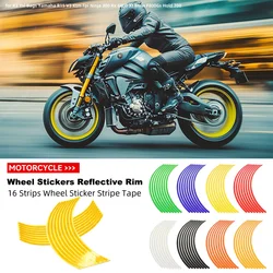 Wheel Sticker Reflective Rim Stripe Tape Motorcycle Stickers for R3 Ysl Bags Yamaha R15 V3 Ktm Tpi Ninja 300 Rx 6800 Xt Bmw