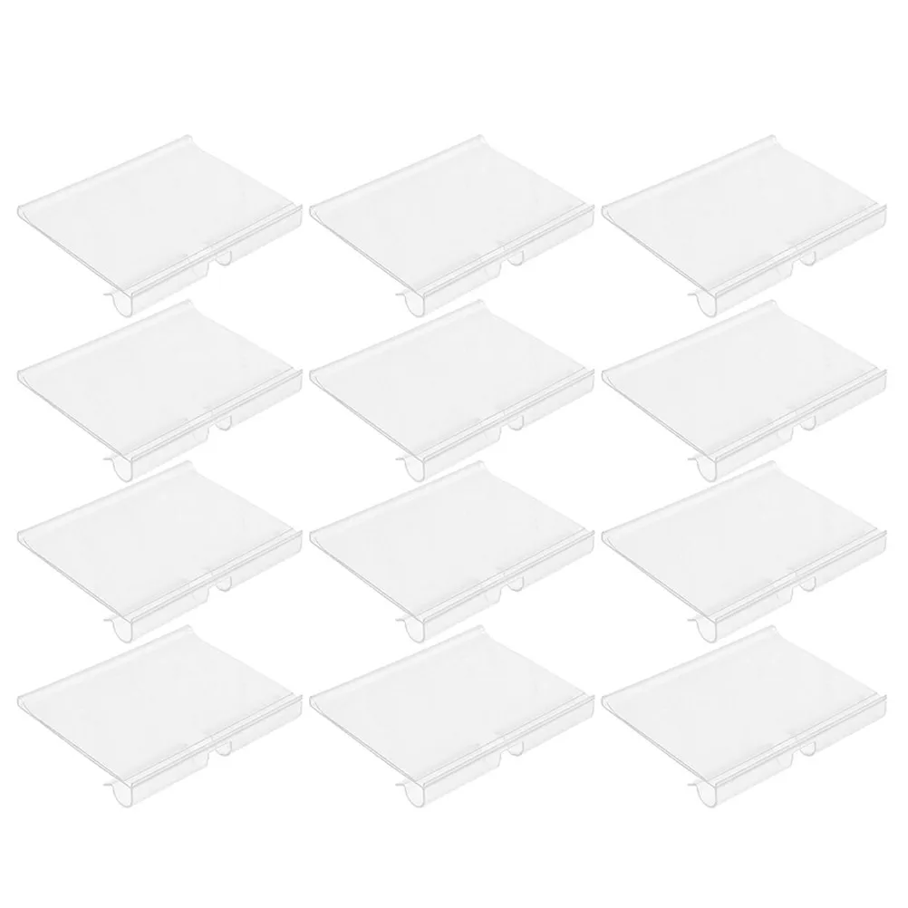 20Pcs PVC Price Tag Display Holder Sturdy Lightweight Reusable Shelf Label Holder for Supermarket Fruit Vegetable Store Retail