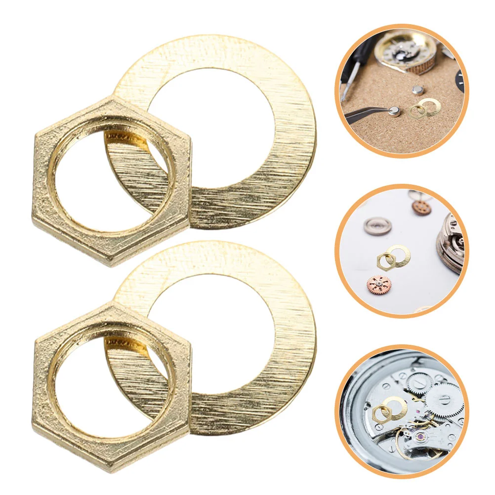 Accessories 1 Set Clock Movement Nut Replacement Parts Tools Metal Components Wall Clock Repair Hardware Variety Pack Easy