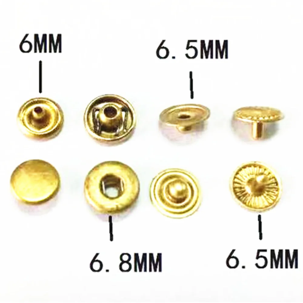 24 Sets Van 6Mm Vier Manier Gespen Dubbelzijdige Sterke Magnetische Snap Knoppen Voor Tassen Diy Accessoires Portemonnee gesp Kleding Knop