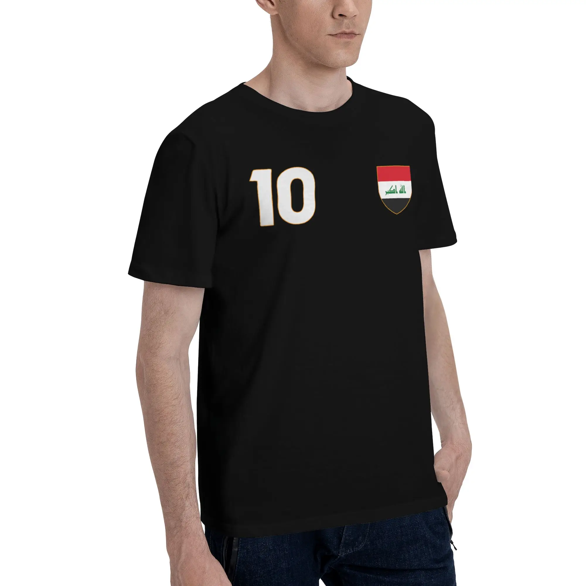 Iraq Flag Tee Shirt for Men Women Gift Idea T Shirts  Cotton Clothing