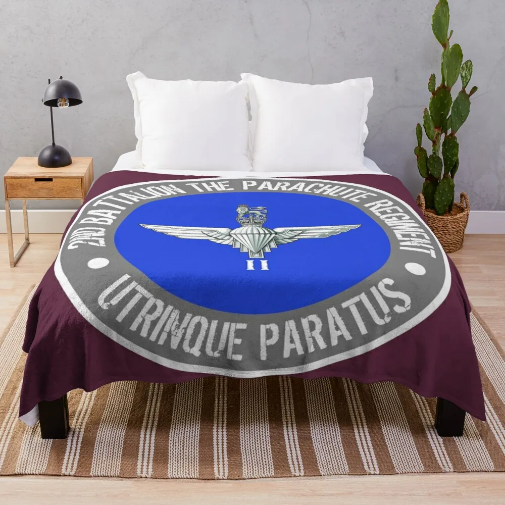 

The Parachute Regiment 2 PARA Throw Blanket Throw Blanket fur quilt blanket comfort recieving blankets velour