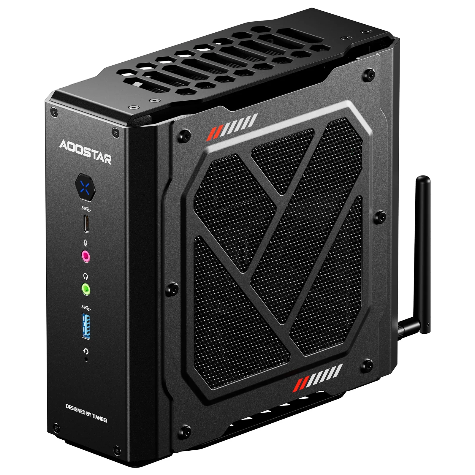 AOOSTAR GODX Mini PC AMD Ryzen 9 6900HX CPU with AMD Radeon RX 6600LE Independent Graphics Card High performance gaming pc.