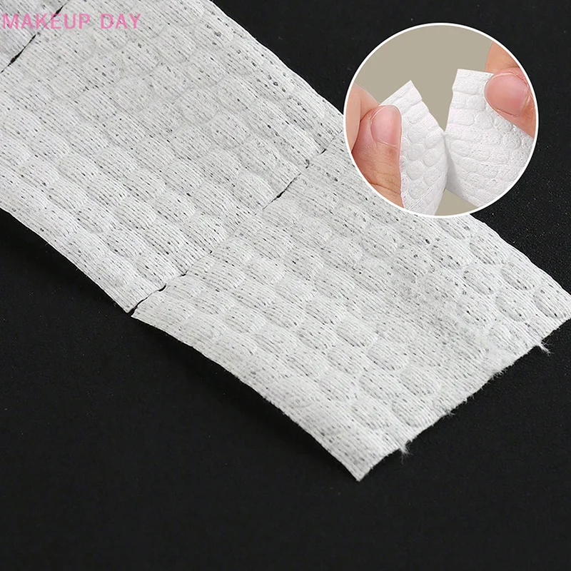 500/1000Pcs Roll Professional Lint Free Nail Art Gel Polish Remover Cotton Pad Nail Wipe Cosmetic Cleaning Nail Wiping Cotton