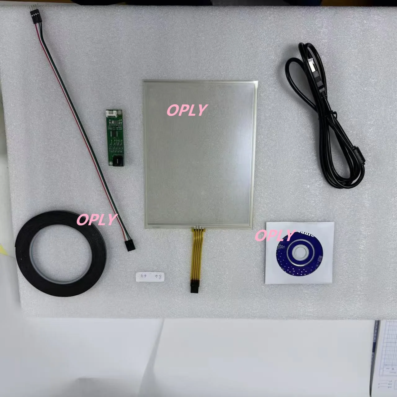 New Resistive Touch TP Panel Glass Digitizer 4 Wire 8.4inch 172*129.5mm Industrial Grade 8.4