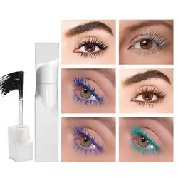 NEW Colorful Volume Mascara Lasting Styling Waterproof Quick Dry Blue Purple green Curling Lengthen Long Eyelash Extension Cream