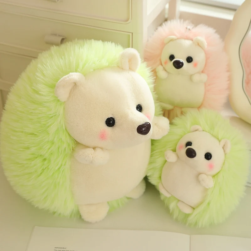 15-38cm Cute Hedgehog Doll Cartoon Car Key Kawaii Bag Accessories Creative Cartoon Plush Toys Doll Keychain