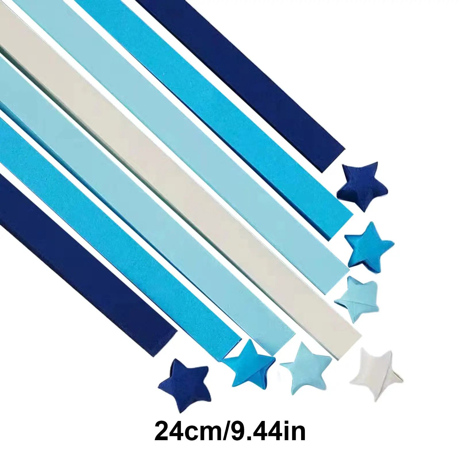 スター紙 1350 枚紙星ストリップかわいい漫画クラフト紙手作り紙星ストリップ装飾学校教育