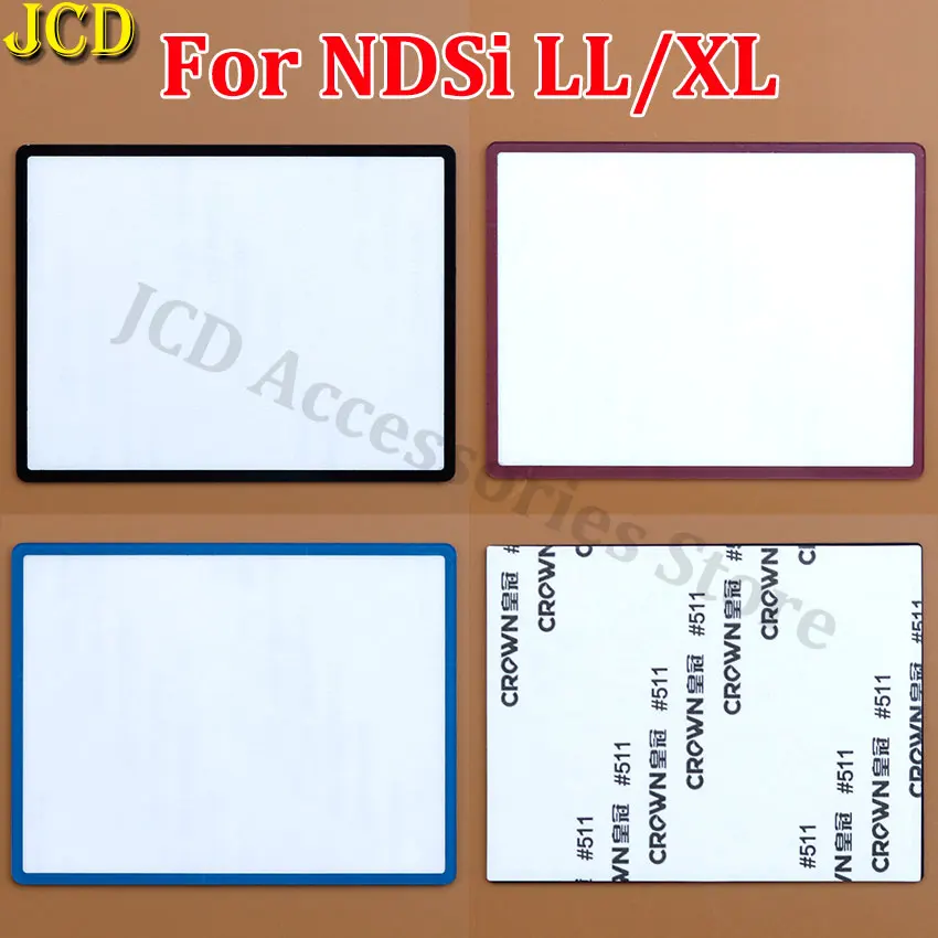 

JCD Plastic Upper Front Top Screen Frame Lens Cover For NDSi LL XL LCD Screen Protector Panel With adhesive