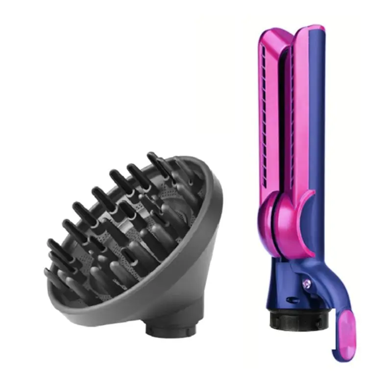 

B01C-Diffuser & Straightener Attahcments For Dyson Airwrap Styler HS01 HS05 HS08 For Smooth Hair Style And Hair Curling C