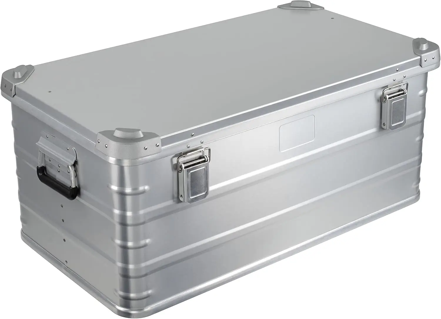 Full Aluminum Stackable Cases Storage Boxes Outdoor Camping Aluminum Tool Box Trunk & Chest Collection Cargo Case