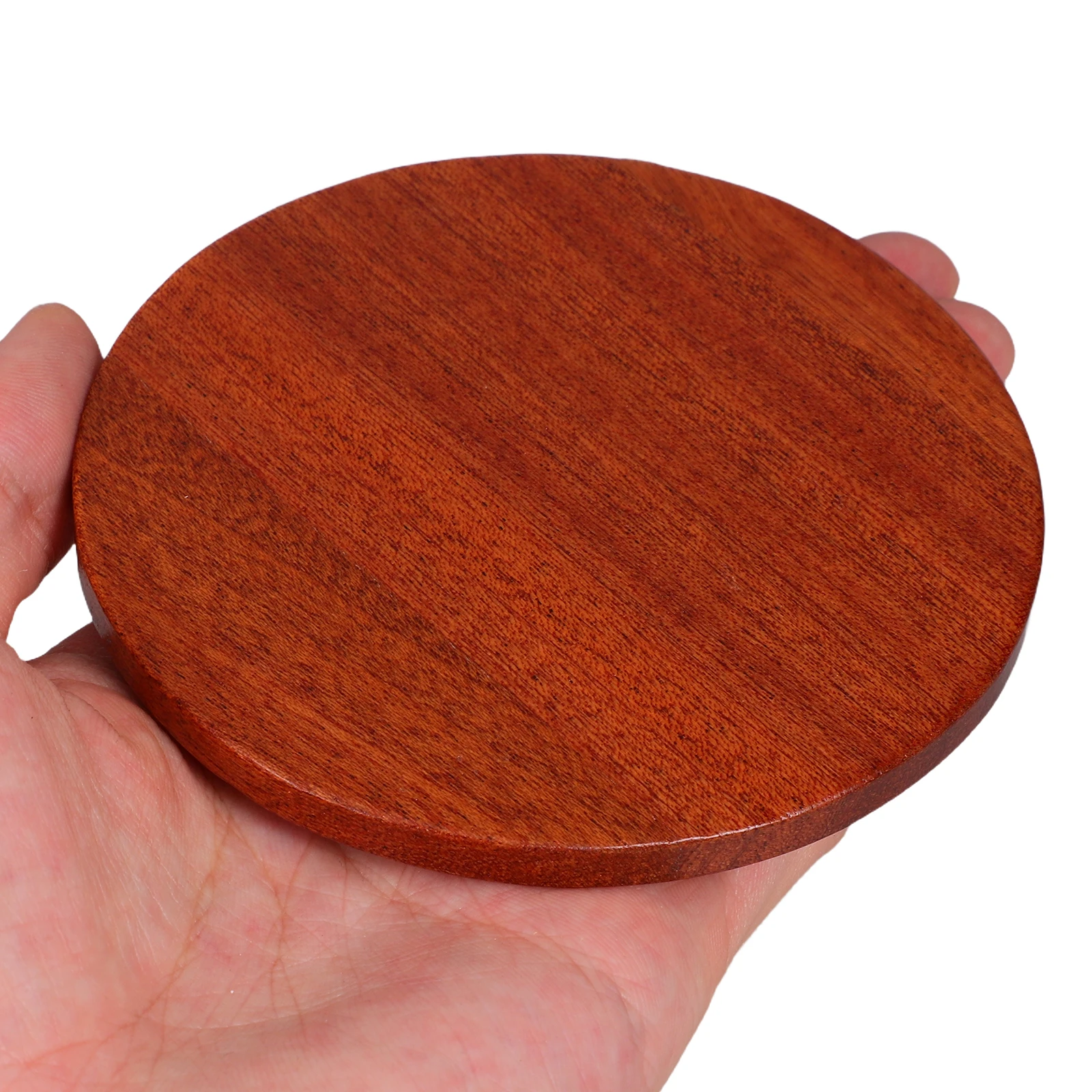 

4pcs Wooden Mug Lids Natural Solid Wood Reusable Cup Covers Universal Fit For Coffee Tea Mason Jars Drinking Glasses