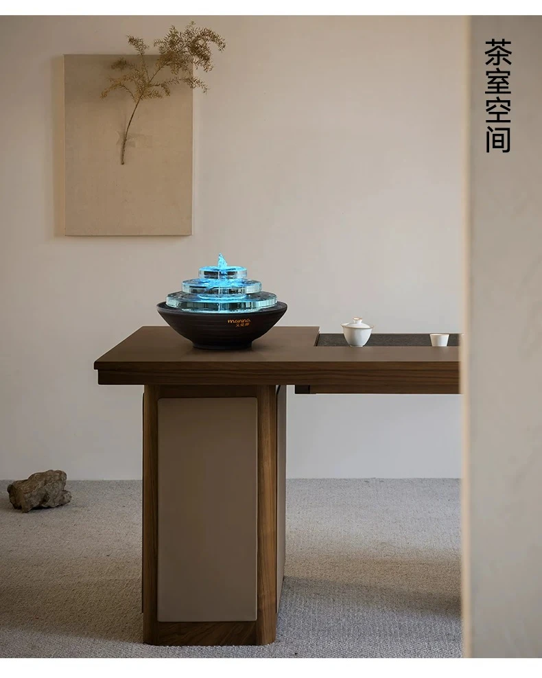 Desktop running water ornament circulating water modern simple small fountain water feature