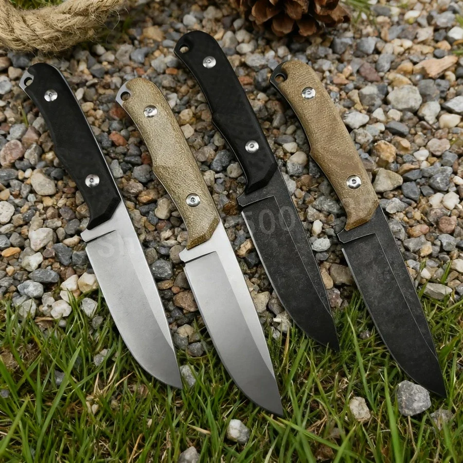 

Outdoor High-hardness Straight Knife with D2 Steel Blade Survival Portable Self-defense Tactical Practical Cutting Knife