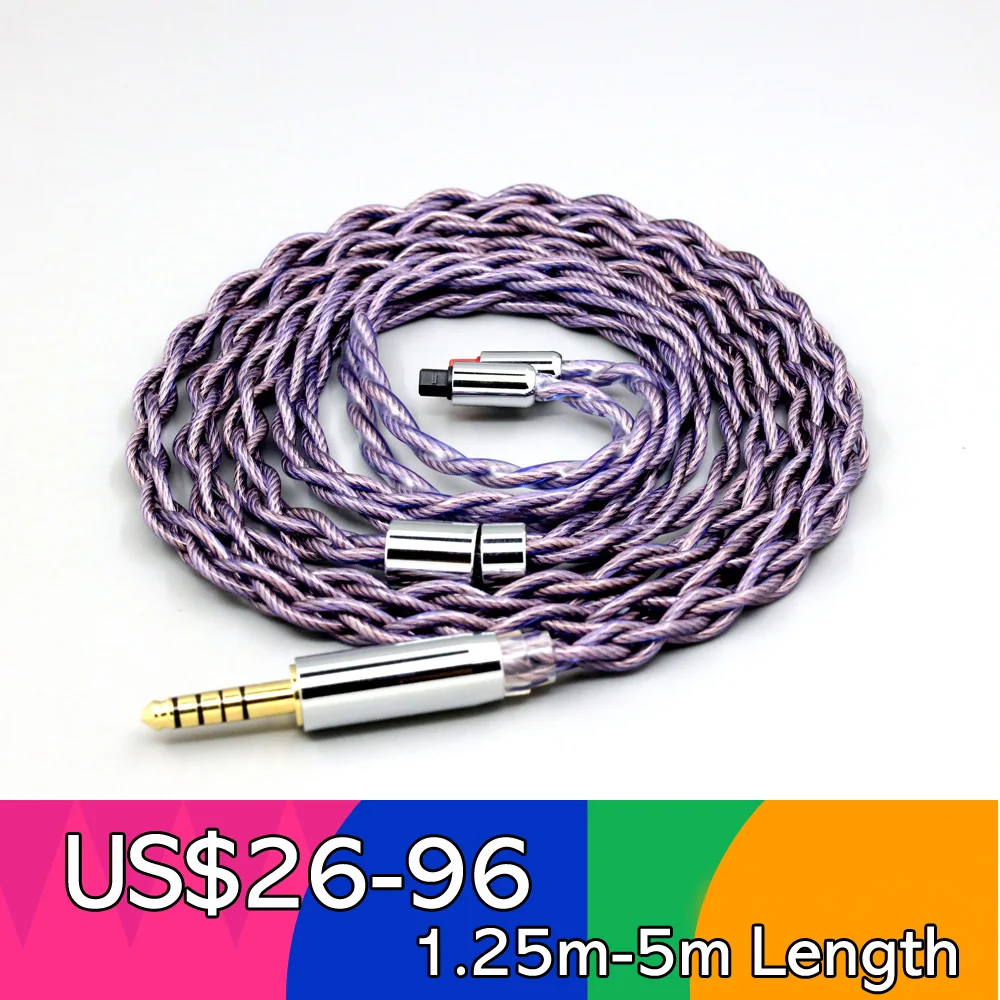 

Type2 1.8mm 140 cores litz 7N OCC Earphone Cable for Audio-Technica ATH-IM50 IM70 IM01 IM02 IM03 IM04 1.8mm LN007870