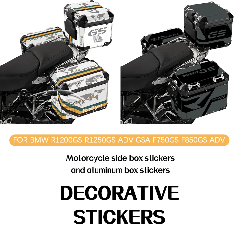 New Protective Pad Decoration Decorative stickers Sticker Decal Uitable For BMW R1250GS F850GS R1200GS Motorcycle Aluminum Box