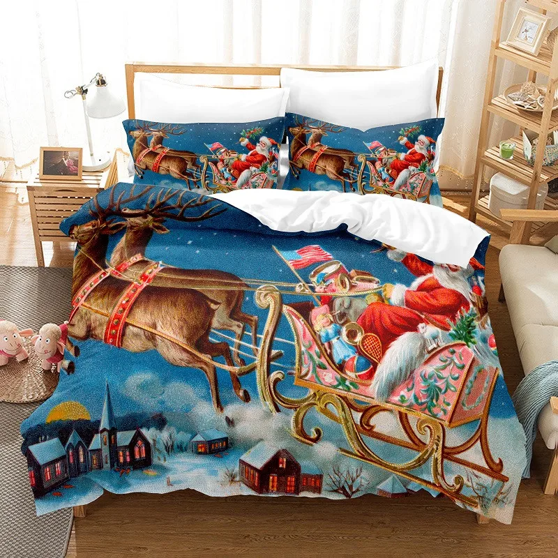 

Flying Elk Bedding Set Duvet Cover Set 3d Bedding Digital Printing Bed Linen Queen Size Bedding Set Fashion Design