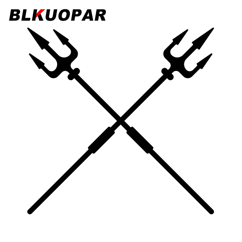 

BLKUOPAR For Trident Graffiti Car Stickers Occlusion Scratch Simple Decals Vinyl Sunscreen Windows Refrigerator Decor Car Goods